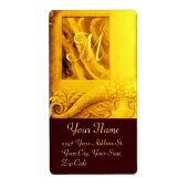 CORNUCOPIA MONOGRAM , hellgoldgelb braun (Vorne)