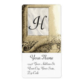 CORNUCOPIA MONOGRAM , schwarz-weiß grau (Vorne)