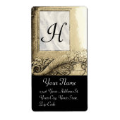 CORNUCOPIA MONOGRAM , schwarz-weiß grau (Vorne)