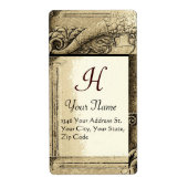 CORNUCOPIA MONOGRAM , schwarz-weiß grau (Vorne)