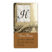 CORNUCOPIA MONOGRAM , schwarz-weiß, graubraun (Vorne)