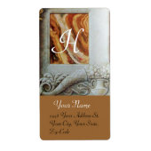 CORNUCOPIA MONOGRAM , schwarz-weiß, graubraun (Vorne)