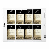 CORNUCOPIA MONOGRAM , Schwarz-Weiß-Schwarz (Vorne)