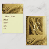 CORNUCOPIA MONOGRAM VISITENKARTE (Vorne/Hinten)