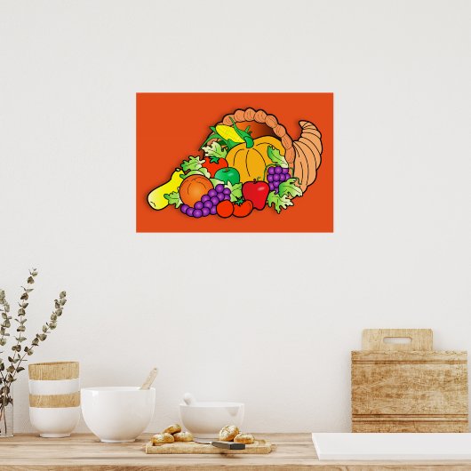 Cornucopia! Poster (Küche)