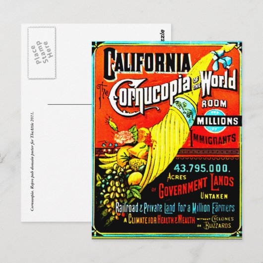 Cornucopia - Postkarte (Vorne/Hinten)