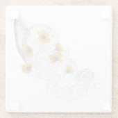 Cornucopia Sunflowers Pumpkins Glasuntersetzer (Rückseite)