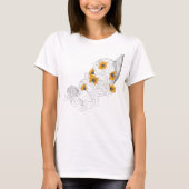 Cornucopia Sunflowers Pumpkins T-Shirt (Vorderseite)