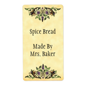Cornucopia Vintager Erntedank Art Backen Labels