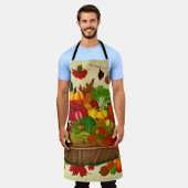 Cornucopia voll mit Gemüse Schürze (Getragen)