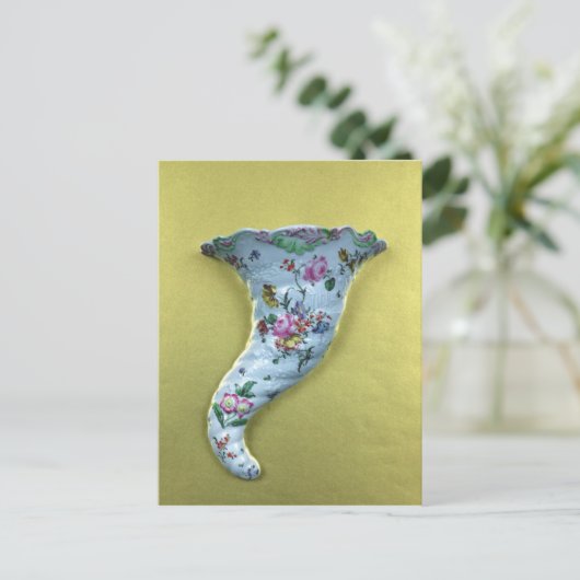 Cornucopia-Wandtasche, c.1760 Postkarte (Stehend Vorderseite)