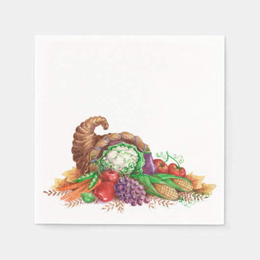 Cornucopie Serviette (Vorderseite)