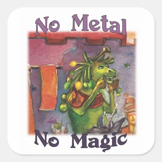 Cornum No Metal No Magic Stickers (Vorderseite)