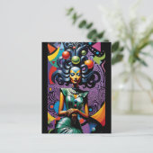 Cornutopia - Ken Gage Surreal Art Postkarte (Stehend Vorderseite)