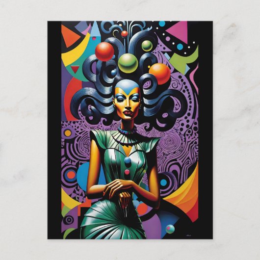 Cornutopia - Ken Gage Surreal Art Postkarte (Vorderseite)