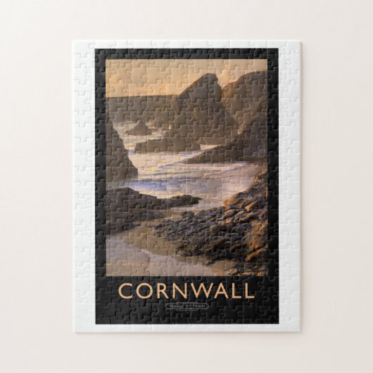 Cornwall-Bahn-Plakat Puzzle (Vertikal)