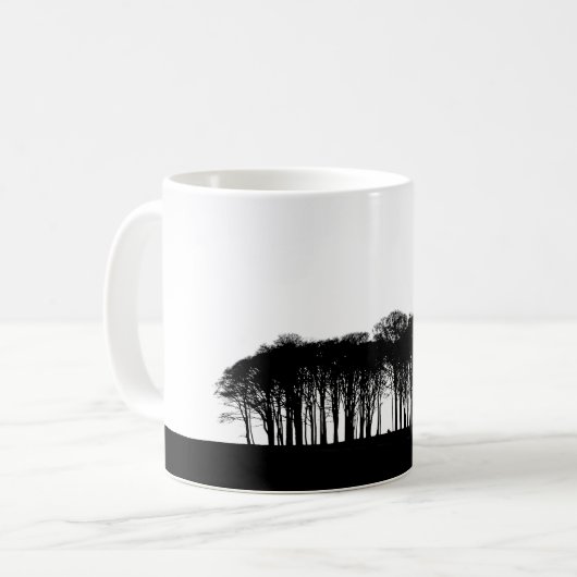 Cornwall Coming Zuhause Trees Gift Tasse (Vorderseite Links)