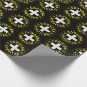 Cornwall Cornish American Flag Geschenkpapier (Ecke)