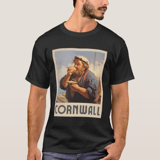 Cornwall Cornish Eating Pasty Cornwall T-Shirt (Vorderseite)