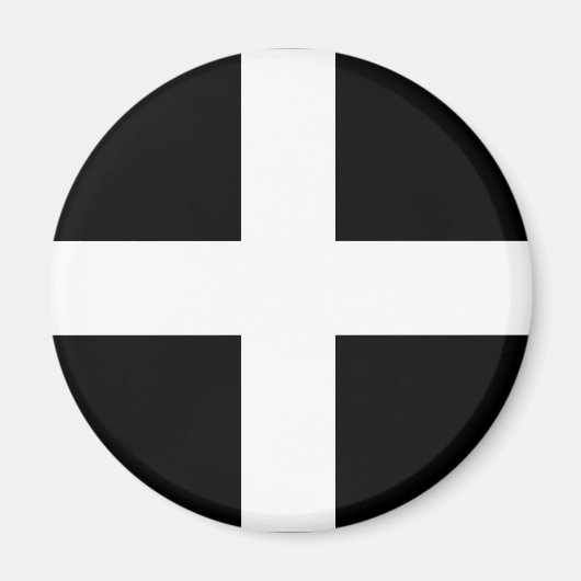 Cornwall - Cornish Flag / St. Piran Magnet (Vorne)