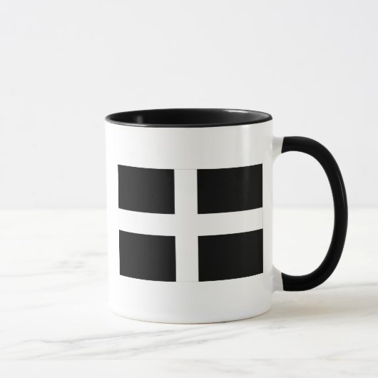 Cornwall - Cornish Flag / St. Piran's Tasse (Rechts)