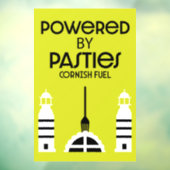 Cornwall Cornish Pasties English Food Fensteraufkleber (Blatt 3)