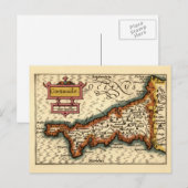 Cornwall, Cornwaile Landkreis England Antiquariäre Postkarte (Vorne/Hinten)