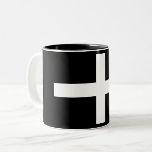 Cornwall (Cornwall) (Landkreis von England, Verein Zweifarbige Tasse