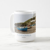Cornwall-Eisenbahn-Plakat Kaffeetasse (Vorderseite Links)
