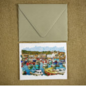 Cornwall England Harbour Postkarte