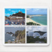 Cornwall England Land's End St. Ives Eden Project Mousepad (Vorne)