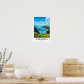 Cornwall England Travel Print Poster (Küche)