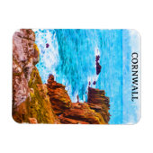 Cornwall England UK Küstenlandschaft Magnet (Horizontal)