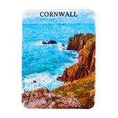 Cornwall England UK Küstenlandschaft Magnet (Vertikal)