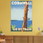 Cornwall fahren mit dem Zug Leinwanddruck (Insitu (Wohnzimmer))