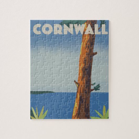 Cornwall fahren mit dem Zug Puzzle (Vertikal)