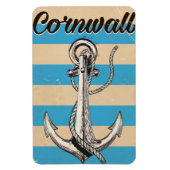 Cornwall Fishing Anchor Reiseplakat Magnet (Vertikal)