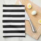 Cornwall flag stripes black white line pattern sym geschirrtuch (Viertel Falte)