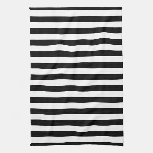 Cornwall flag stripes black white line pattern sym geschirrtuch (Vertikal)