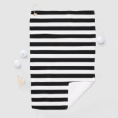 Cornwall flag stripes black white line pattern sym golfhandtuch (Insitu)