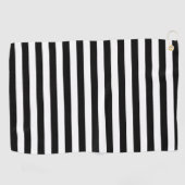 Cornwall flag stripes black white line pattern sym golfhandtuch (Horizontal)