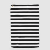 Cornwall flag stripes black white line pattern sym golfhandtuch (Vorderseite)