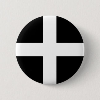Cornwall-Flagge Button