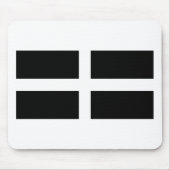 Cornwall-Flagge Mousepad (Vorne)