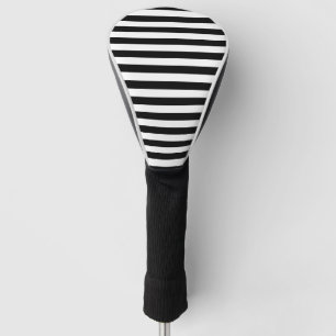 Cornwall-Flagge Streifen schwarz weiß Linie Muster Golf Headcover