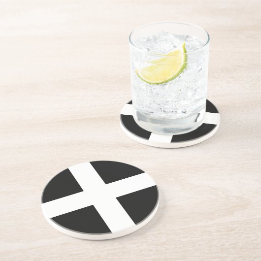 Cornwall-Flagge Untersetzer (Seite)