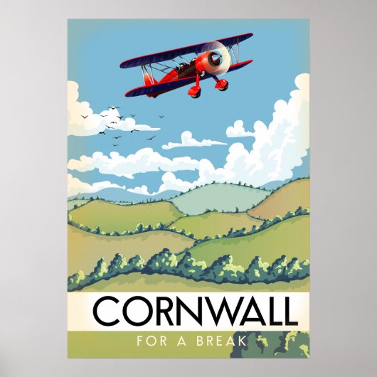 Cornwall für einen Urlaub Poster (Vorne)