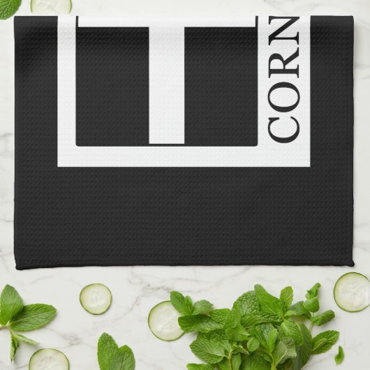 Cornwall Geschirrtuch (Gefaltet)