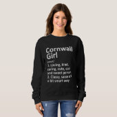 Cornwall Girl Pa Pennsylvania Funny City Zuhause R Sweatshirt (Vorne ganz)