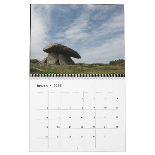 Cornwall-Kalender 2025 Kalender (Jan 2026)